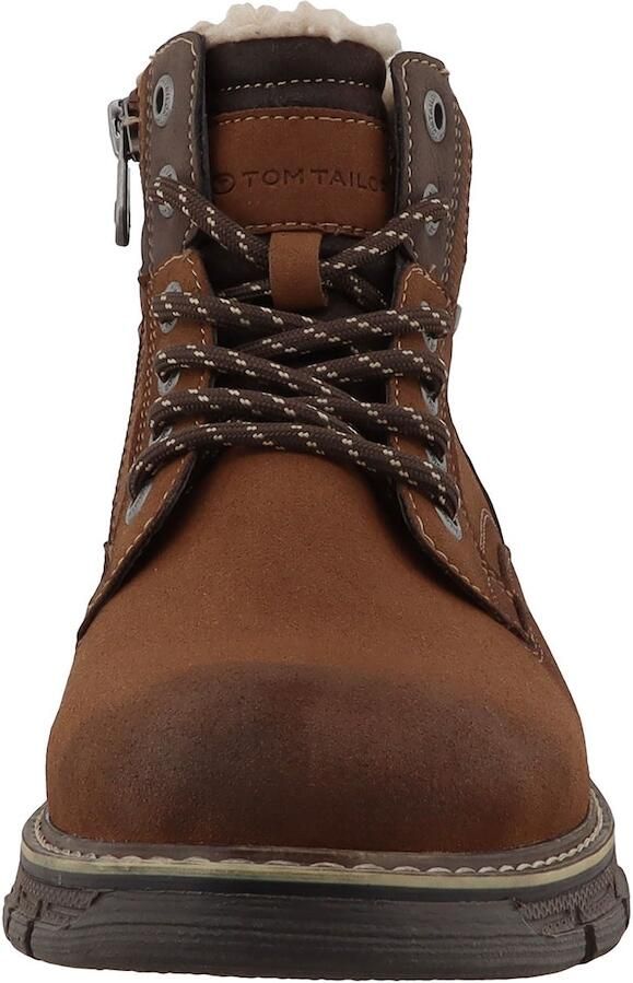 TOM TAILOR Veterboots beige bruin donkerbruin grijs - Foto 5