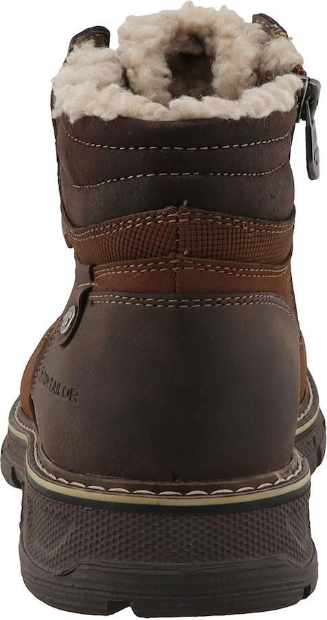 TOM TAILOR Veterboots beige bruin donkerbruin grijs - Foto 7
