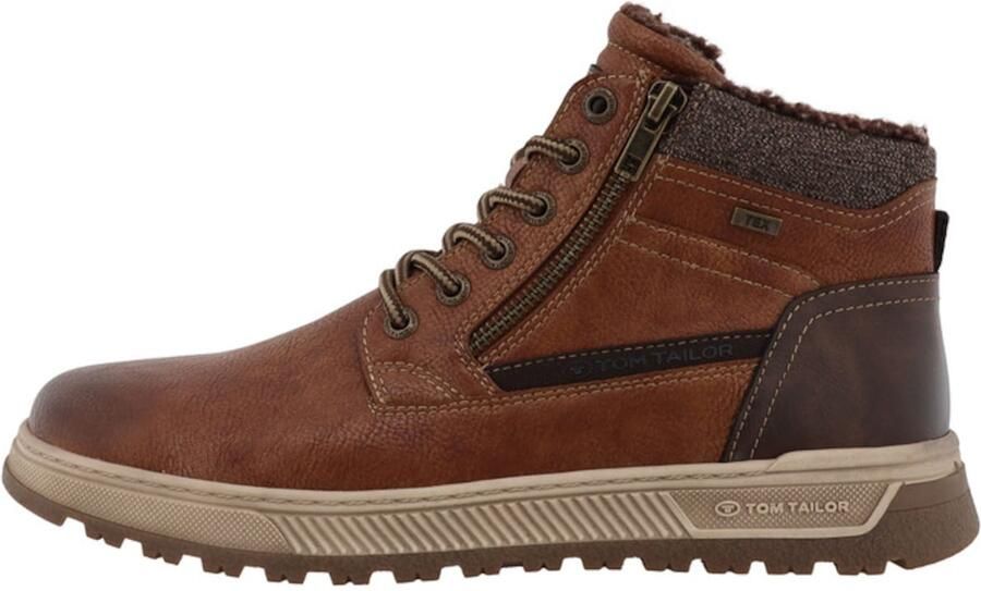 TOM TAILOR Veterboots bruin cognac - Foto 3