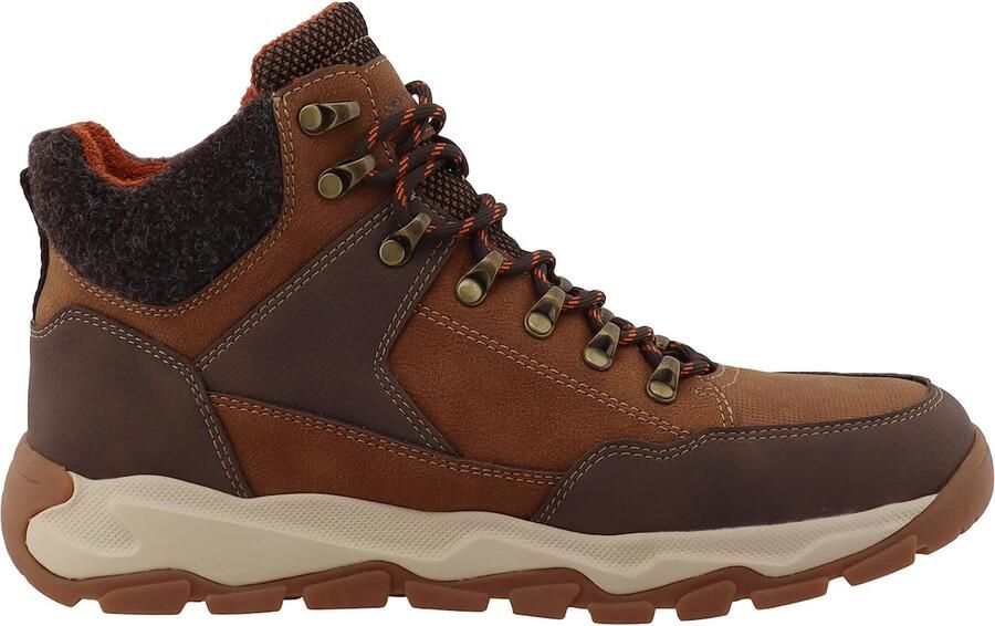 TOM TAILOR Veterboots bruin cognac