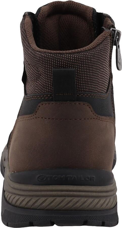 Tom Tailor Veterschoenen high top sneaker trekkingschoen met ogen in bergbeklimmer-look - Foto 4