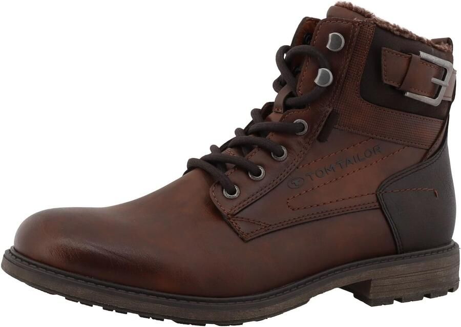 TOM TAILOR Veterboots bruin