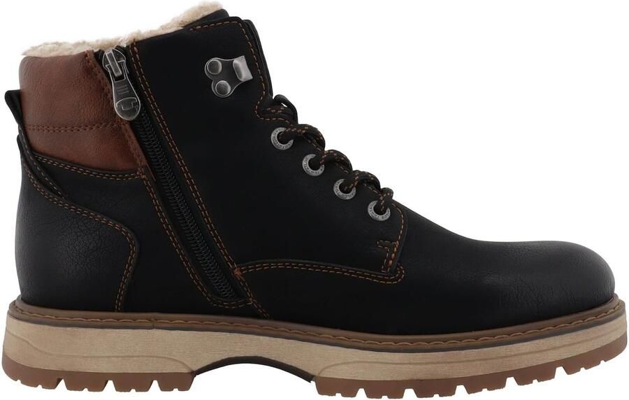 TOM TAILOR Veterboots bruin zwart - Foto 2
