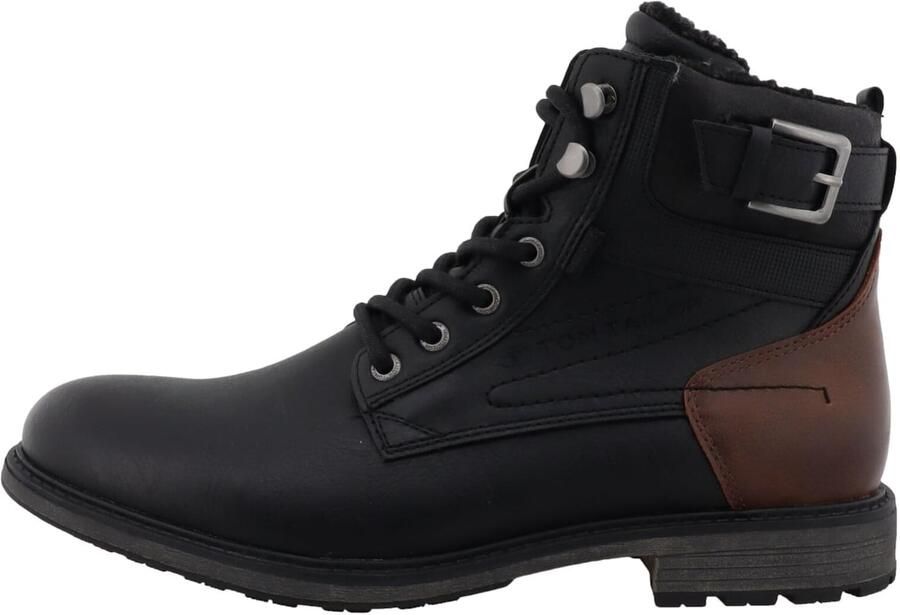 TOM TAILOR Veterboots bruin zwart - Foto 2