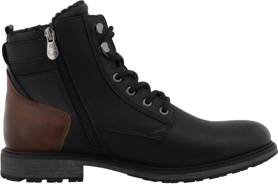 TOM TAILOR Veterboots bruin zwart - Foto 3