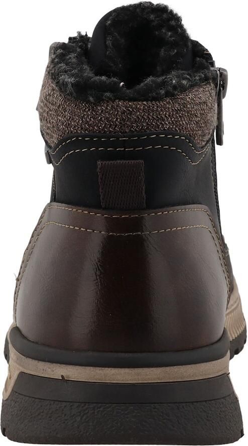 TOM TAILOR Veterboots chocoladebruin zwart - Foto 3