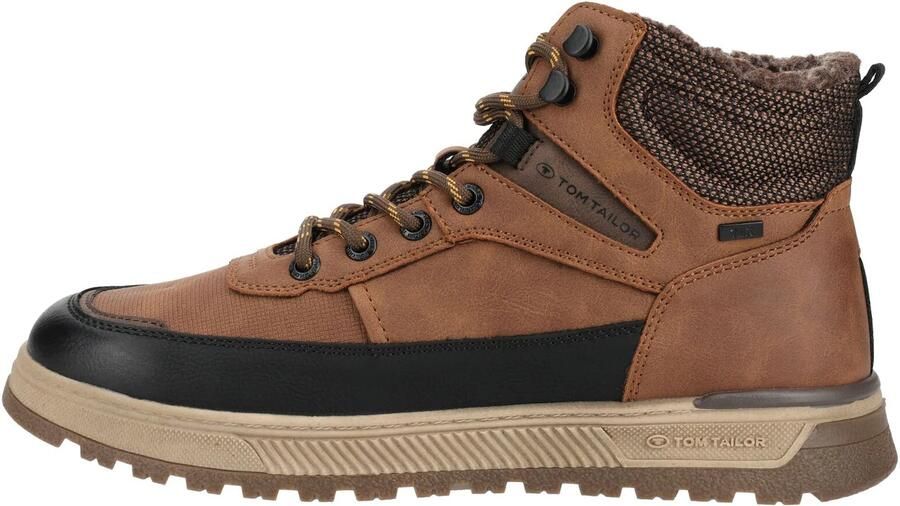 TOM TAILOR Veterboots cognac zwart - Foto 6