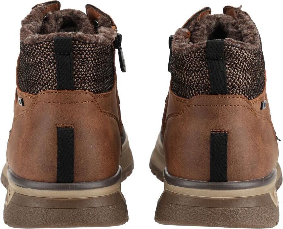 TOM TAILOR Veterboots cognac zwart - Foto 2
