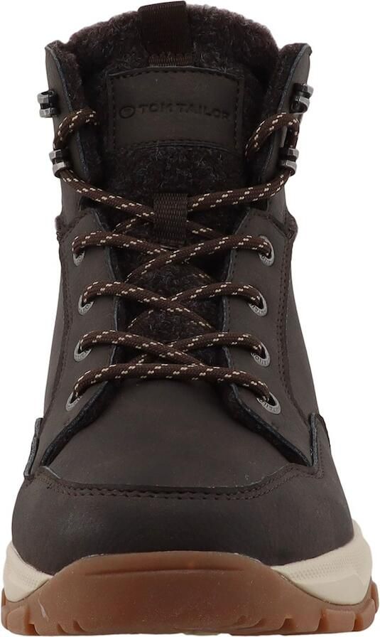 Tom Tailor Waterdichte veterschoenen met voering mokka - Foto 3