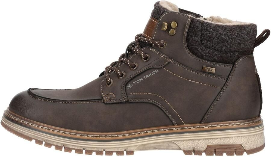 TOM TAILOR Veterboots donkerbruin - Foto 5