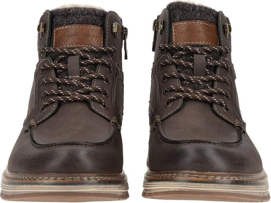 TOM TAILOR Veterboots donkerbruin - Foto 2