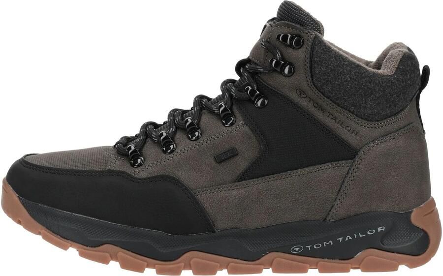 TOM TAILOR Veterboots donkerbruin zwart - Foto 4