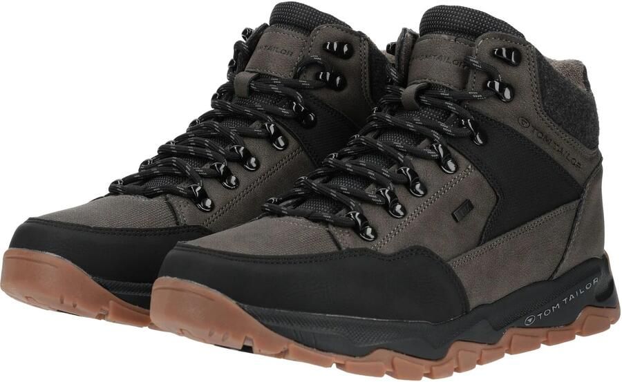 TOM TAILOR Veterboots donkerbruin zwart - Foto 5