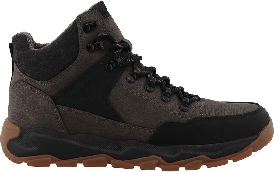TOM TAILOR Veterboots donkergrijs zwart