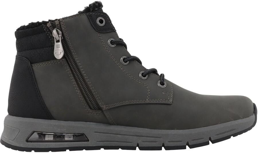 TOM TAILOR Veterboots donkergrijs zwart - Foto 3