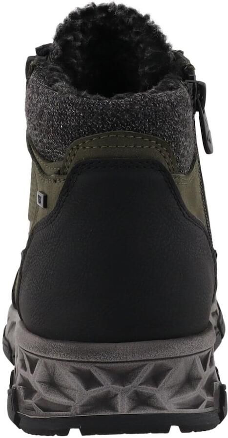TOM TAILOR Veterboots olijfgroen zwart - Foto 4