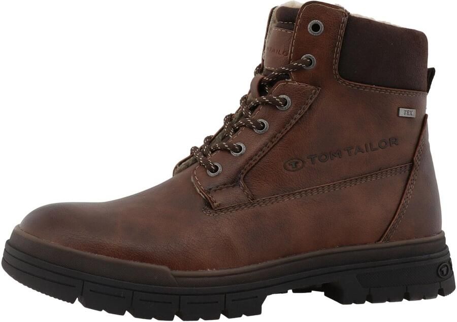 TOM TAILOR Veterboots roestbruin