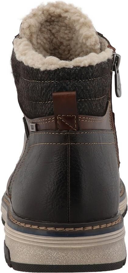 TOM TAILOR Veterboots roestbruin zwart - Foto 4