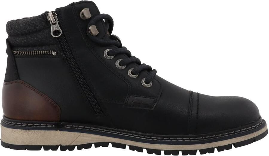 TOM TAILOR Veterboots zwart - Foto 3