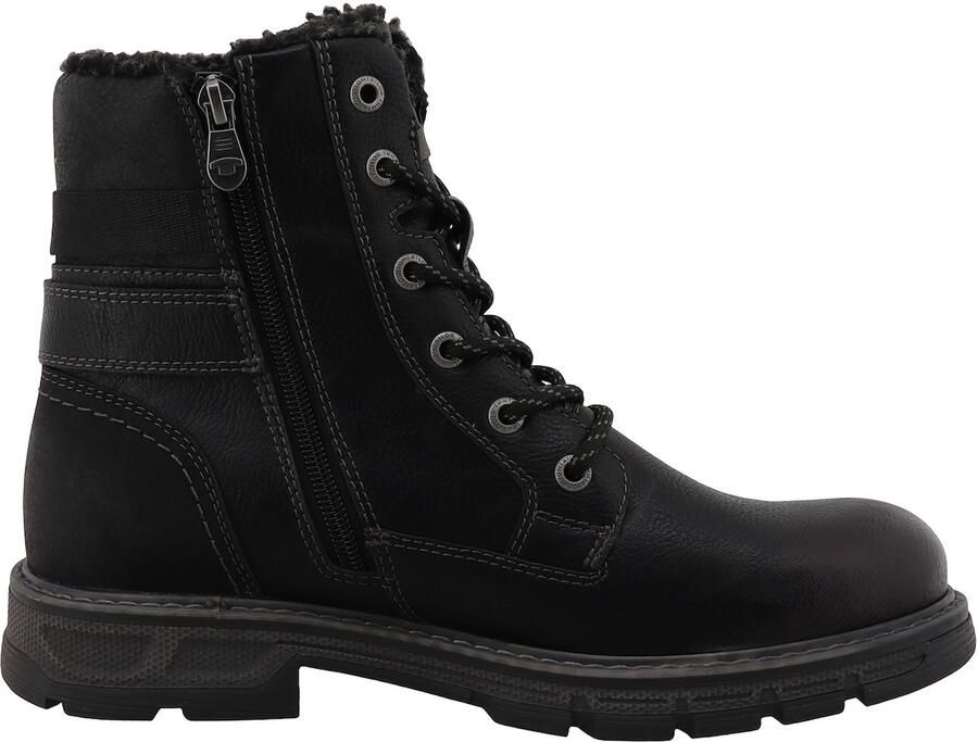 TOM TAILOR Veterboots zwart