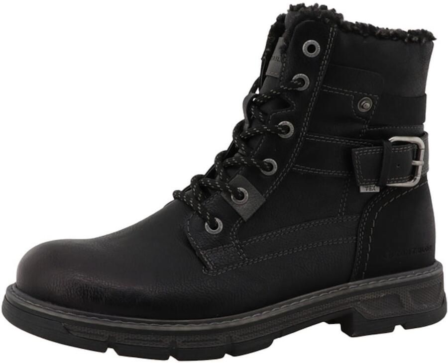 TOM TAILOR Veterboots zwart - Foto 2