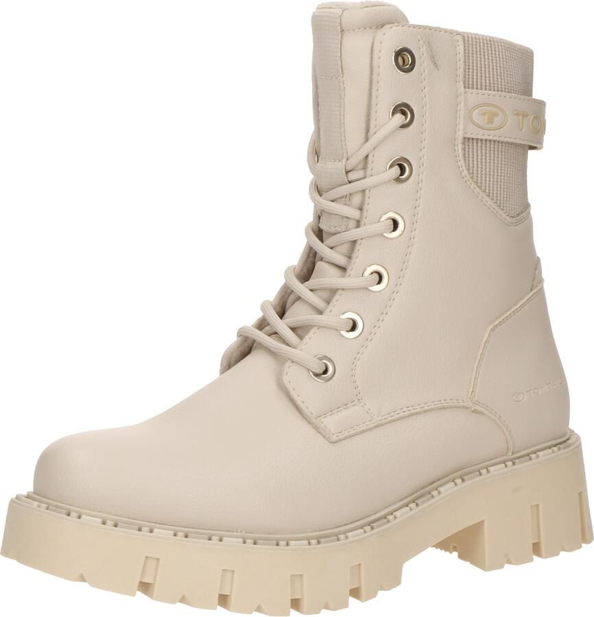 TOM TAILOR Veterlaarsjes beige