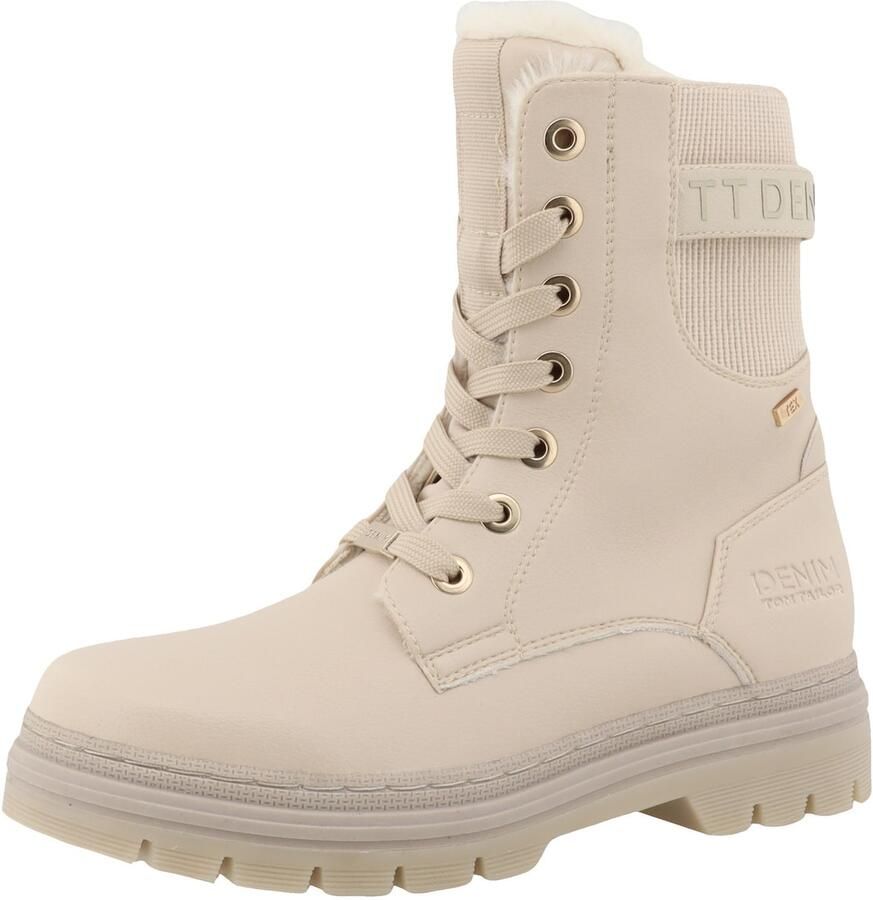 TOM TAILOR Veterlaarsjes beige