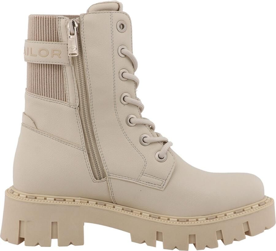 TOM TAILOR Veterlaarsjes beige