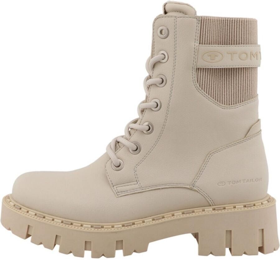 TOM TAILOR Veterlaarsjes beige - Foto 3