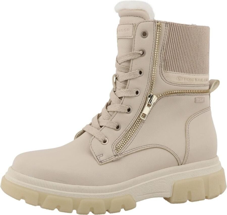 TOM TAILOR Veterlaarsjes beige