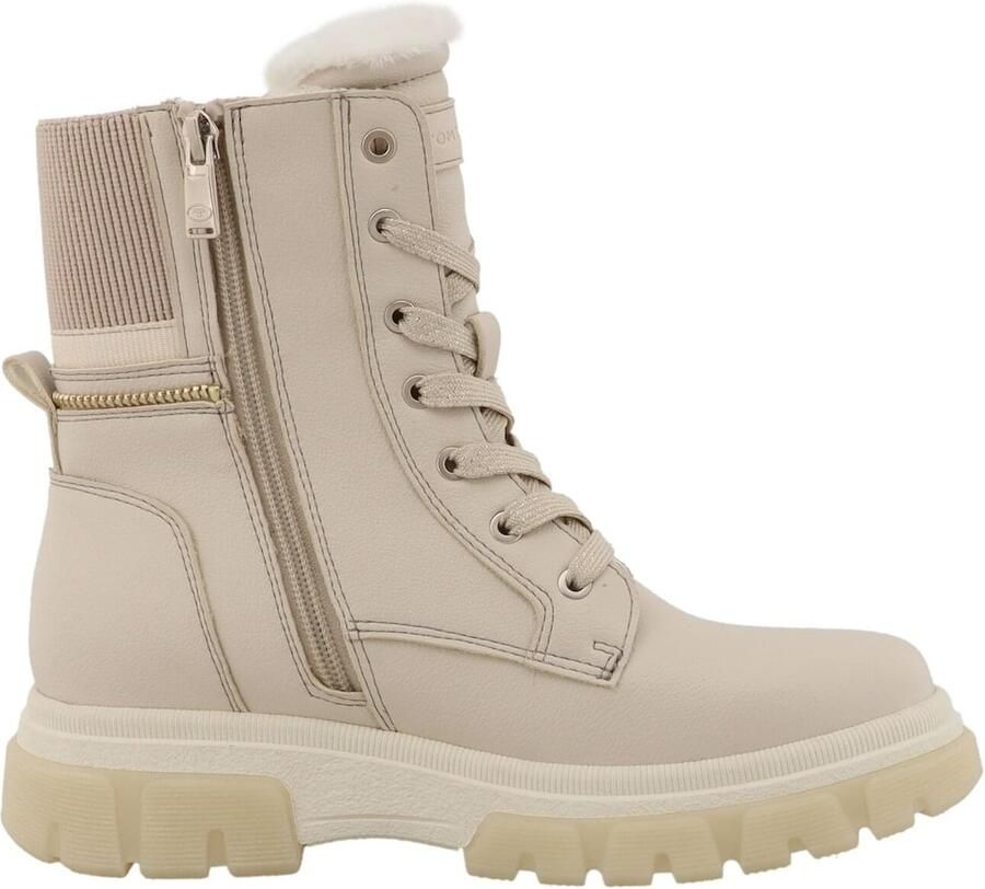 TOM TAILOR Veterlaarsjes beige - Foto 2