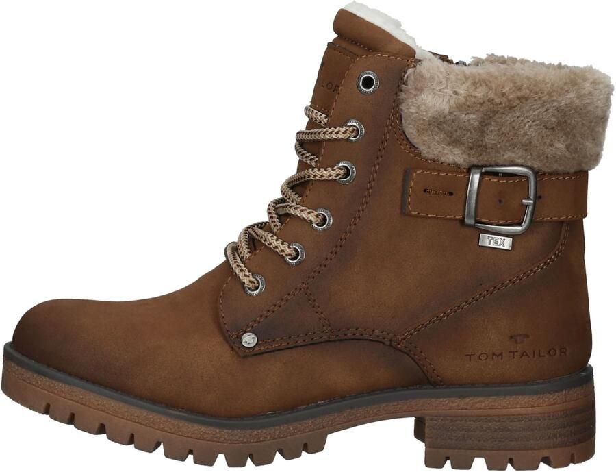 Tom Tailor Winterlaarzen Werkschoenen hiking boot met blokhak - Foto 8