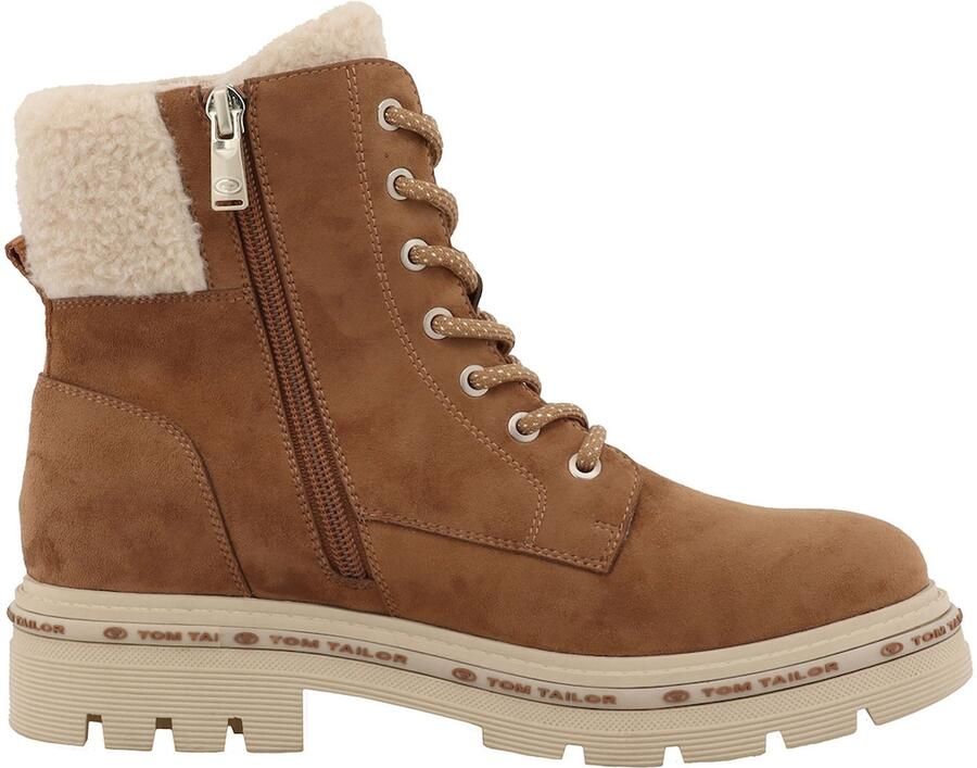 TOM TAILOR Veterlaarsjes camel