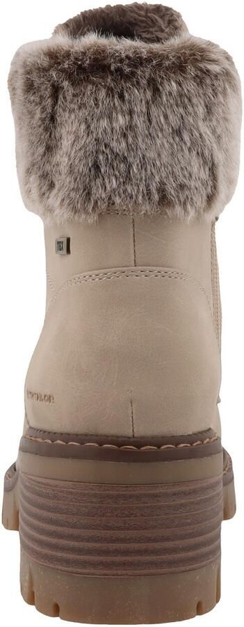 TOM TAILOR Veterlaarsjes crème donkerbeige - Foto 4