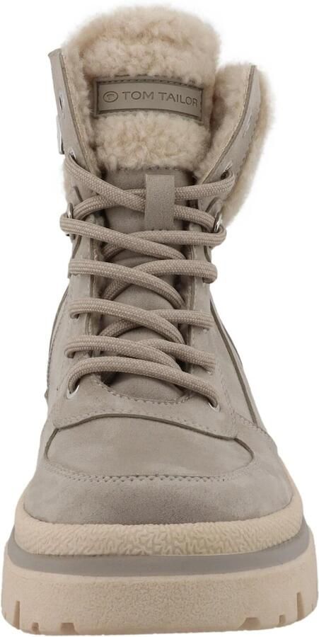 TOM TAILOR Veterlaarsjes lichtbeige taupe - Foto 3