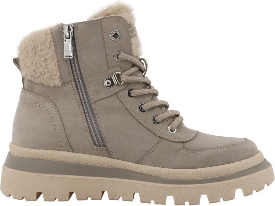 TOM TAILOR Veterlaarsjes lichtbeige taupe - Foto 2