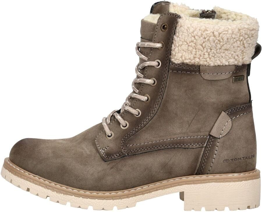 Tom Tailor Winterlaarzen Werkschoenen hiking boot met blokhak