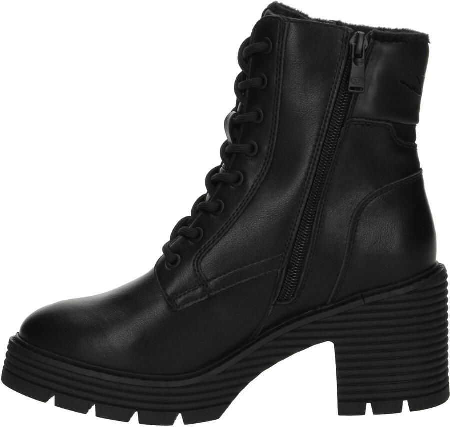 Tom Tailor Gevoerde laarzen met hak en logodetails black - Foto 3