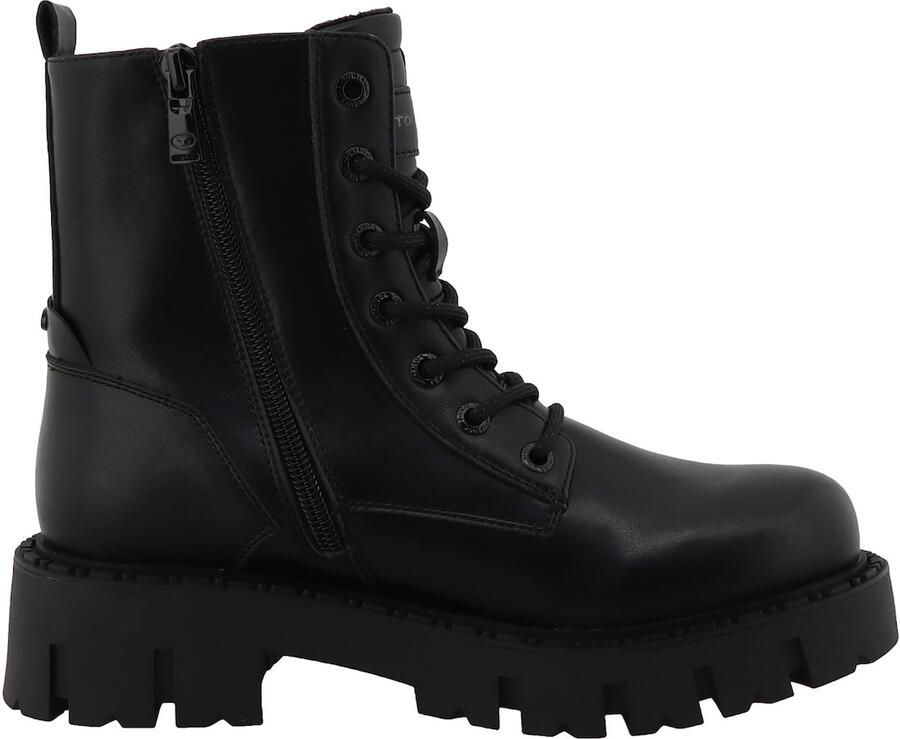 TOM TAILOR Veterlaarsjes zwart