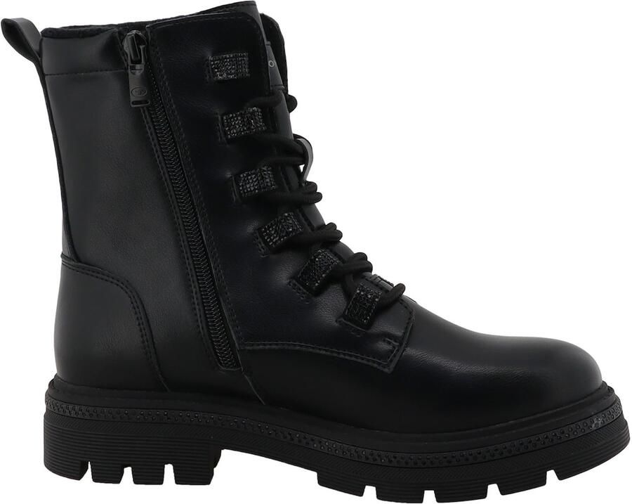 TOM TAILOR Veterlaarsjes zwart
