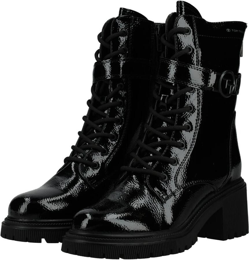 TOM TAILOR Veterlaarsjes zwart - Foto 2