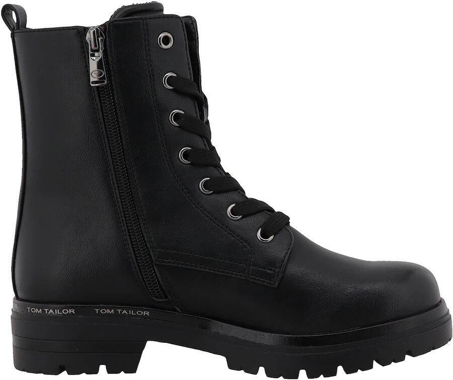 TOM TAILOR Veterlaarsjes zwart