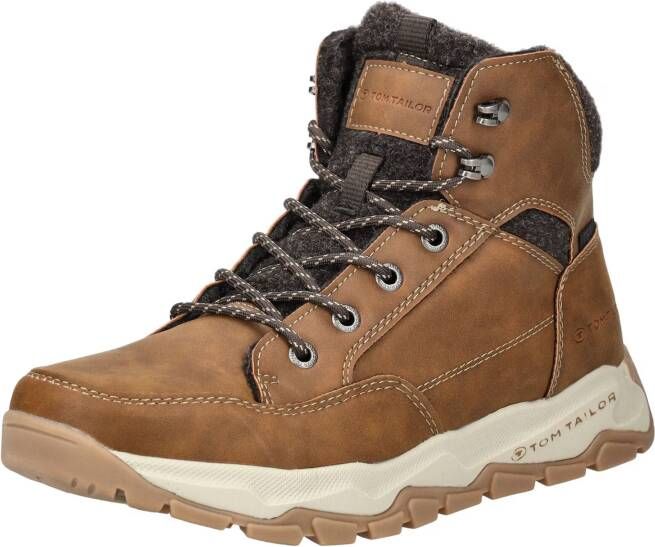 Tom Tailor Veterschoenen herfstlaarzen outdoorschoen met waterafstotende tex-uitrusting