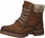 Tom Tailor Winterlaarzen blokhak veterschoenen winterlaarsjes modieuze decoratieve gesp - Thumbnail 2