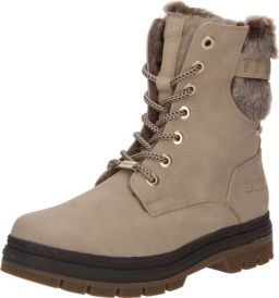 Tom Tailor Winterlaarzen winter-enkellaars veterschoenen met binnenrits comfortabele vorm