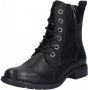 Tom Tailor Enkellaarsjes met geregen veters black 36 - Thumbnail 3