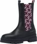 Tommy Hilfiger Chelsea boots van echt leer met logomotief - Thumbnail 3