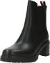 Tommy Hilfiger Chelsea-boots ESSENTIAL MIDHEEL LEATHER BOOTIE met blokhak - Thumbnail 3