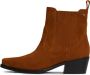 TOMMY HILFIGER Cowboylaarzen Dames Th Cowboy Boot Maat: 42 Materiaal: Suède Kleur: Camel - Thumbnail 3