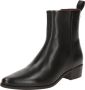Tommy Hilfiger Laarsjes LOW COWBOY FLAT LEATHER basic blokhak zakelijke schoen in smalle vorm - Thumbnail 4